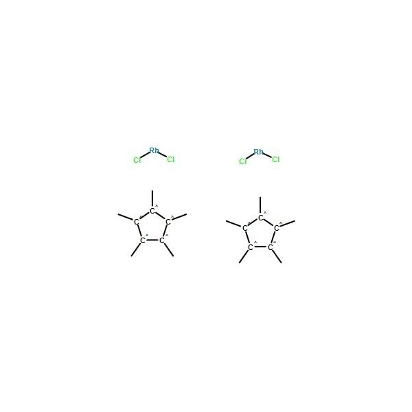 Ak Scientific Dichloro(pentamethylcyclopentadienyl)rhodium(III) dimer (100mg), CAS 12354-85-7 6606AH-100mg - main