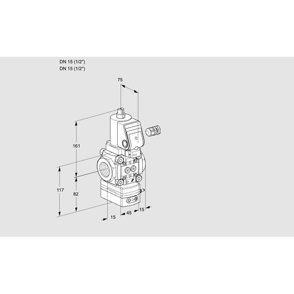 Honeywell Kromschroder VAD115R/NWSR-25B KS88008378 - main
