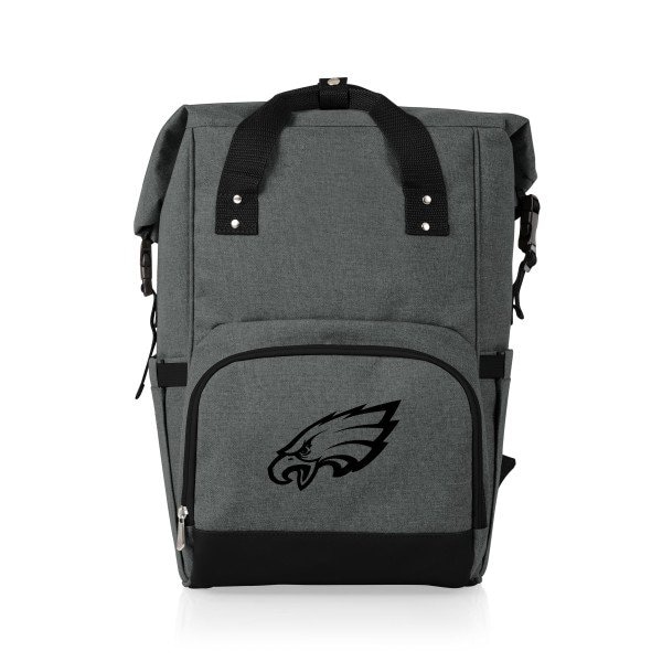 Picnic Time Family Of Brands NFL Philadelphia Eagles - On The Go Roll-Top Backpack Cooler 616-00-105-244-2 - main