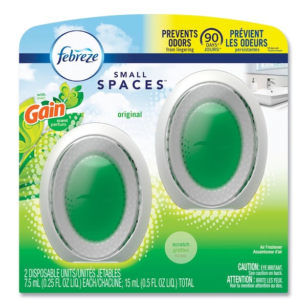 Febreze smallSPACES, Gain Original Scent, 7.5 mL Cartridge, PK2, 2PK 93330EA - main