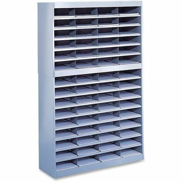 Safco Literature Organizer, 60 Compartments, Gry 9231GRR - main