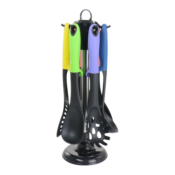 Megachef Assorted Color Nylon Cooking Utensils, Set of 7 MGNP-800 - main