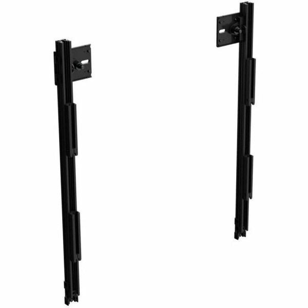 Chief TiLED dvLED Universal Wall Mount - 2 High Extender - For 27 in DvLED Panels - Black DVM27U2E - main