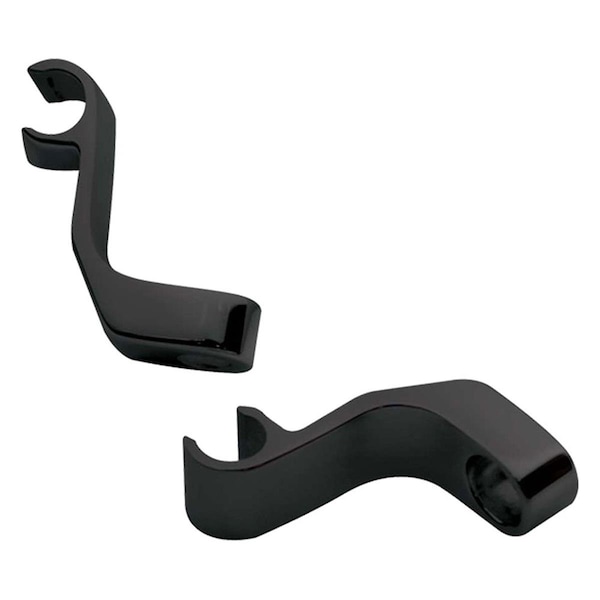 Billet Specialties 69781 1 Wire Separator Valve Cover Mount, Black, 2PK BSP69781 - main