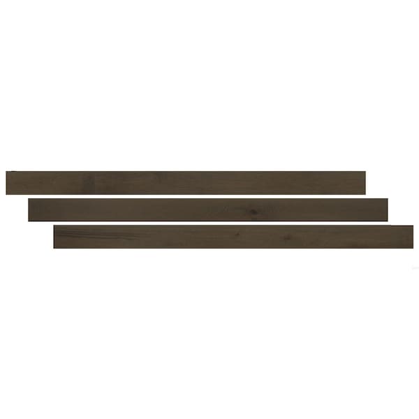 Msi LVT Trim, Wood, Gray-Dark, 14.75 in L, 0.75 in W, Low Gloss ZOR-LVT-TR-0577 - main