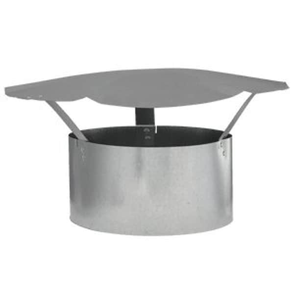 Imperial Mfg Roof Rain Cap Galv 8"30G GV0591-A - main