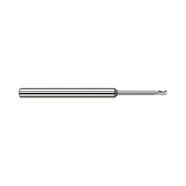 Harvey Tool Miniature End Mill-4 Flute-Square, 789125, Uncoated, .025" Cutter Diameter, .037" Length of Cut 789125 - main
