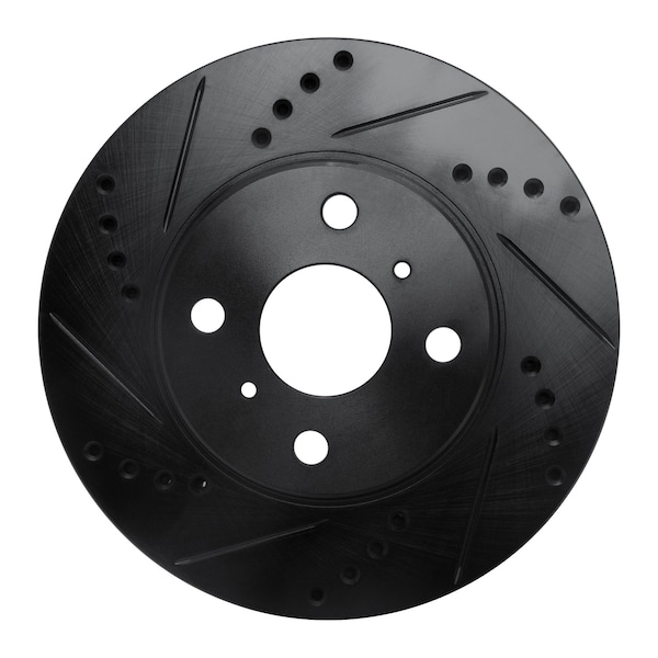 Dynamic Friction Co DFC Brake Rotor - Drilled and Slotted - Black 633-91002L - main