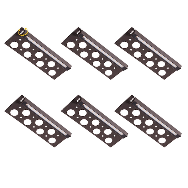Energetic Lighting 7.8in. LED Outdoor Stair Lights 4W Step Lights 3000K LED Landscape Lighting Low Voltage, 6PK ZDL1231-L32K9030-6P - main