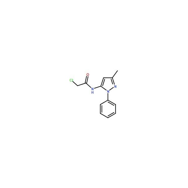 Ak Scientific 2-Chloro-N-(3-methyl-1-phenyl-1H-pyrazol-5-yl)acetamide (1g), CAS 300727-15-5 9475AD-1g - main