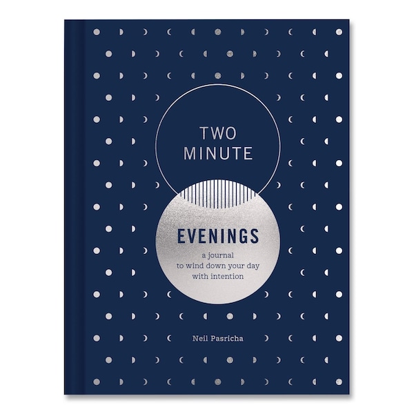 Chronicle Books Guided Journal: Two Minute Evenings - Wind Down Your Day by Neil Pasricha, (152) 6.25 x 4.75 Sheets 9781797229874 - main