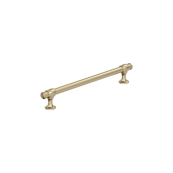 Amerock Winsome 7-9/16 inch 192mm Center-to-Center Golden Champagne Cabinet Pull BP36768BBZ - main