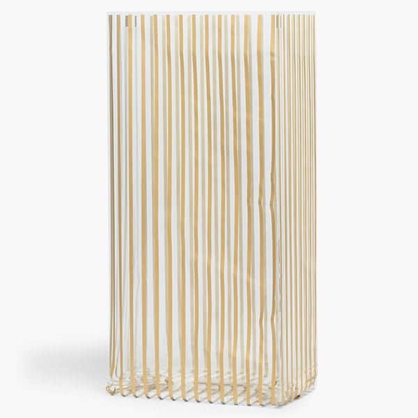 Nashville Wraps Gold Vertical Stripes Cello Bags, 6x3.5x14, 100PK C7BGVSP - main