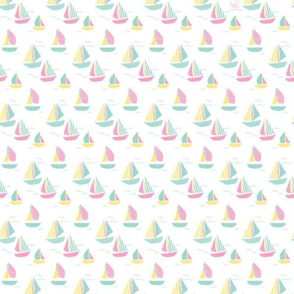 Nashville Wraps Sailboats Tissue Paper, 20x30, 120PK P1537H - main