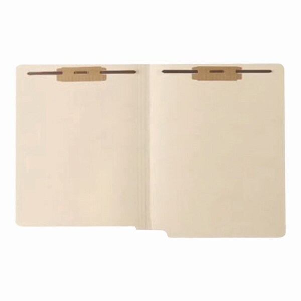 Medical Arts Press Heavy-Duty End Tab File Folder, 0.75in Expansion, 2 Fasteners, Letter Size, Manila Exterior, 50PK 31464 - main