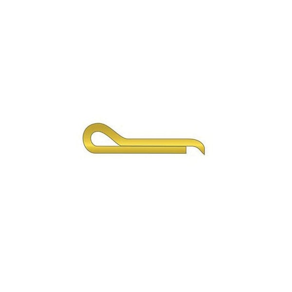 Huyett Hammerlock Cotter Pin, Brass, 0.188 in Dia x 2.750 in Effective Length CPHB-187-2750 - main
