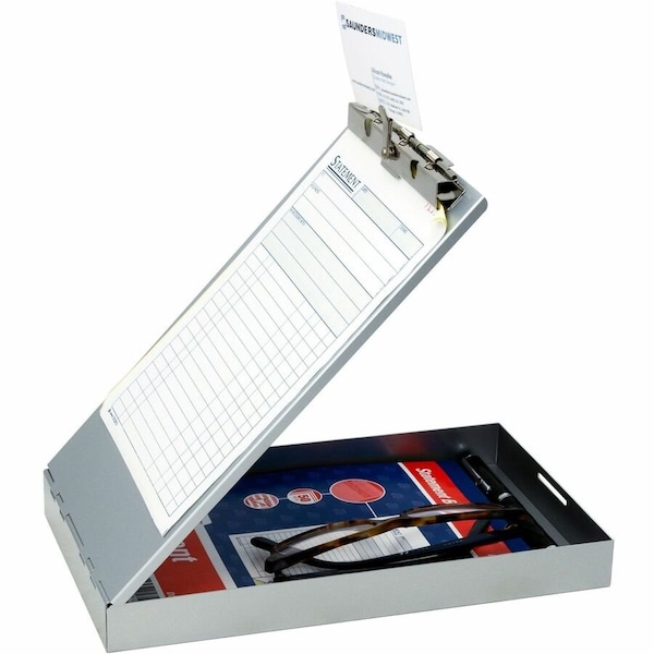 Zoro Select RediRite(TM) 5-1/2" x 8-1/2" Portable Storage Clipboard, Memo, Silver 00213 - main