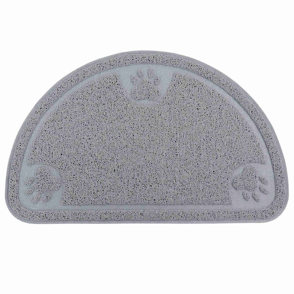 Gibson Home Pet Elements 14.2 x 23.6 Inch Paw Print Placemat in Grey 100529.01 - main