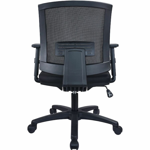 Lorell SOHO Mesh Mid-Back Task Chair, Black LLR41842 - main