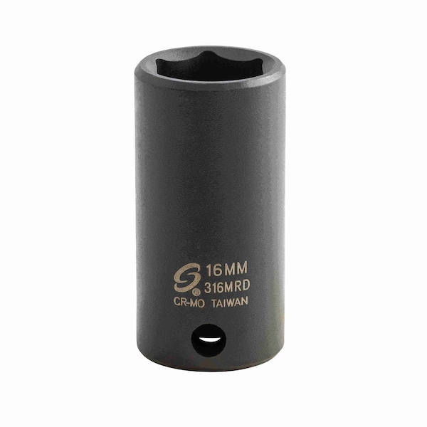 Sunex 3/8 in Drive 16Mm Semi-Deep Impact Socket 316MRD - main