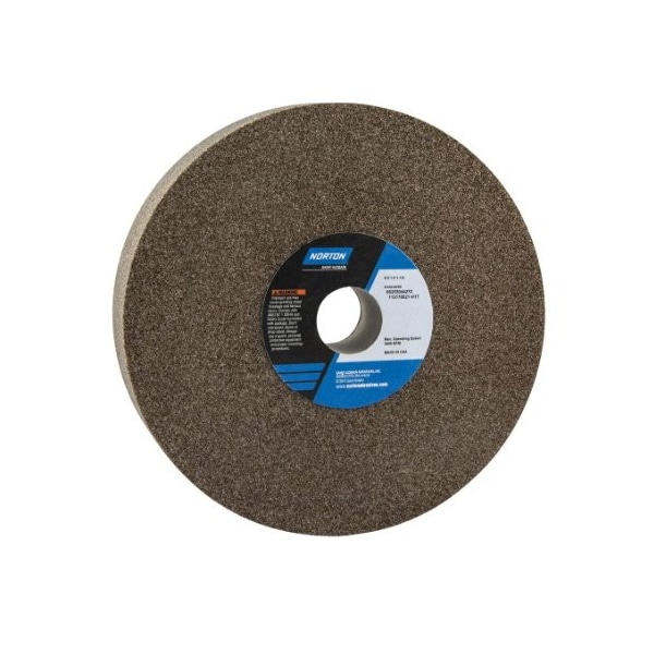 Norton 57A STRAIGHT TOOLROOM WHEEL, 8 IN DIA X 1 IN THK, 1 .25 CENTER HOLE, 60 GRIT 66253044270 - main