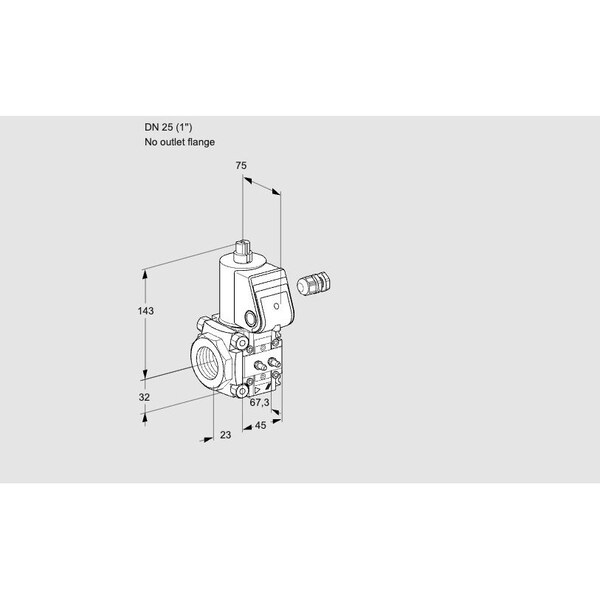 Honeywell Kromschroder VAS125/-R/NQ KS88001166 - main