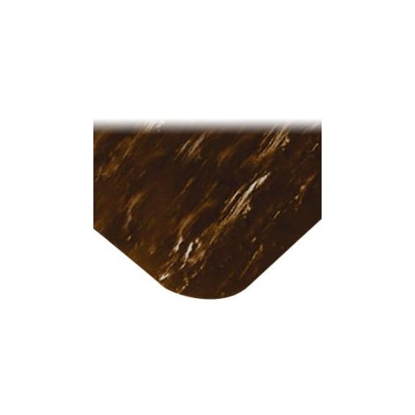 Partners Brand Antifatigue Mat, 6 ft L x 2 ft W, .50 in Thickness, Marble, Walnut MAT204WA - main