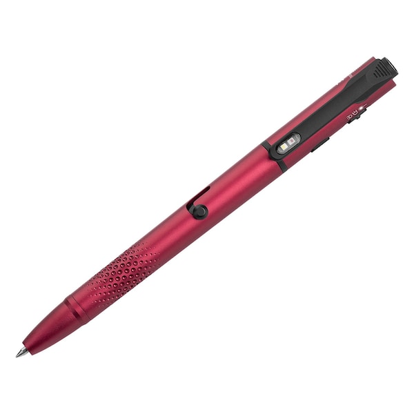 Olight O'Pen 3 EDC Pen with Tip and Clip Lights and Green Laser Pointer, Red O'Pen 3 - main