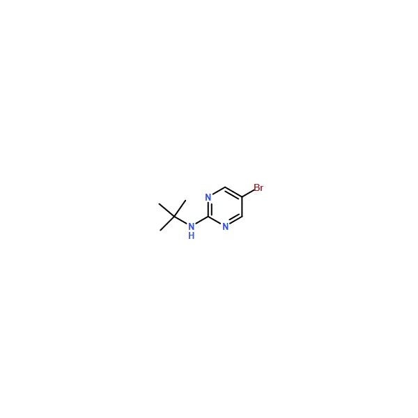 Ak Scientific 5-Bromo-2-t-butylaminopyrimidine (100g), CAS 14001-72-0 V2986-100g - main