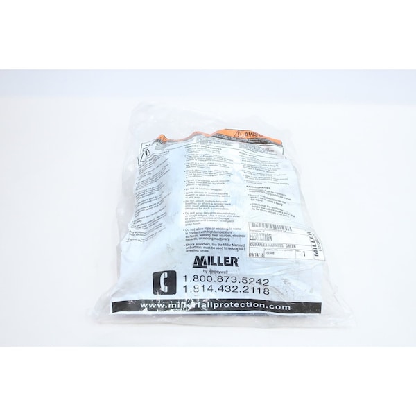 Miller GREEN DURAFLEX FULL BODY HARNESS XXL E650/XXLGN - main