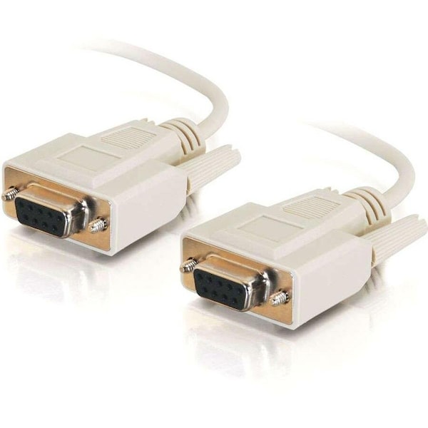 C2G 1ft DB9 F/F NULL MODEM CBL 10480 - main