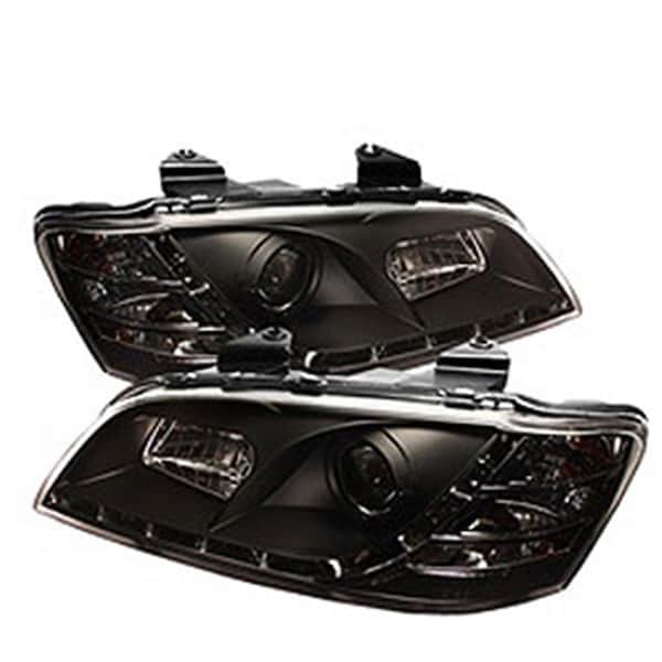 Spyder Automotive Projector Headlights DRL Black High H1 Low H7 for 2008-2009 Pontiac G8 5011626 - main