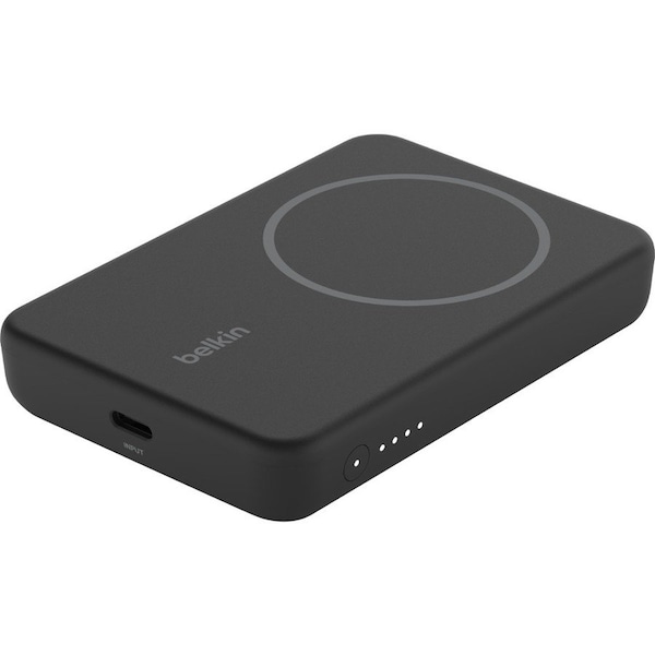 Belkin OUR PORTABLE MAGNETIC WIRELESS POWER BANK 5K + STAND DELIVERS A SAFE 7.5W OF WIR BPD004BTBK - main