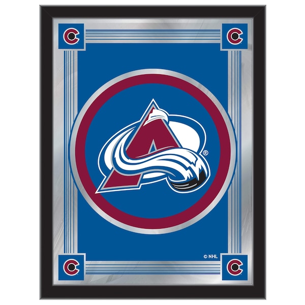 Holland Bar Stool Co Colorado Avalanche 17" x 22" Logo Mirror MLogoColAva - main