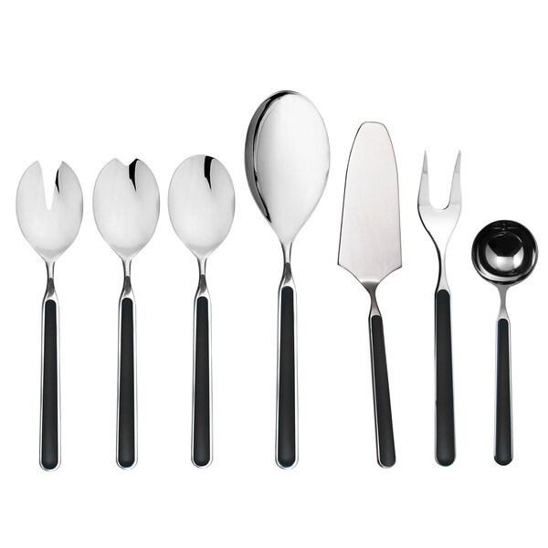 Mepra Fantasia Serving Set - 7 Pieces - Black 10N62207 - main