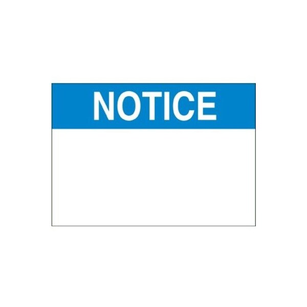 Panduit 4" X 6" Component with Blue NOTICE Heade C400X600AX1 - main