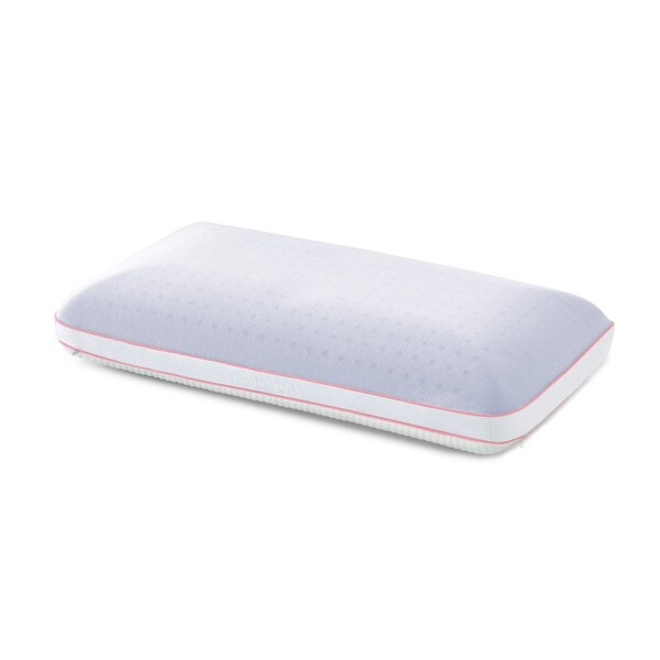 Homeroots Polyester Gel Memory Foam Medium Queen Size Bed Pillow 523832 - main