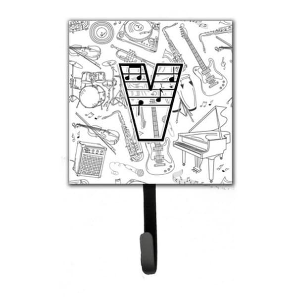 Carolines Treasures Letter V Musical Note Letters Leash and Key Holder CJ2007-VSH4 - main