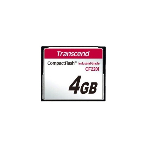 Transcend Information Transcend CF220I 4 GB CompactFlash - 2 Year Warranty TS4GCF220I - main
