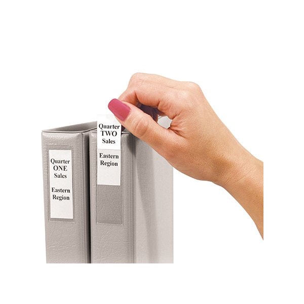 Bsc Preferred 2 3/4 x 3 5/8'' Binder Top Loading Self-Adhesive Holder, 60PK JTH258 - main