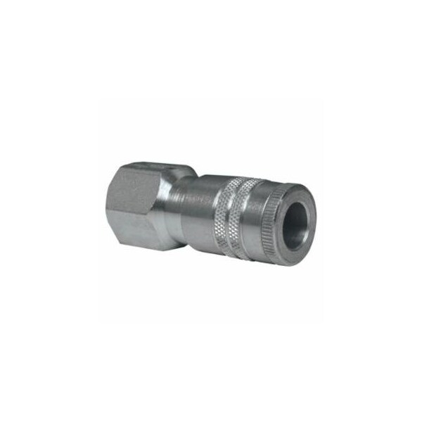 Dixon Valve Air Chief Industrial Semi-Auto Coupler, Pipe Thread, 3/8 in Body Size, 3/8 in (NPT) F, Steel 238-DC26 - main