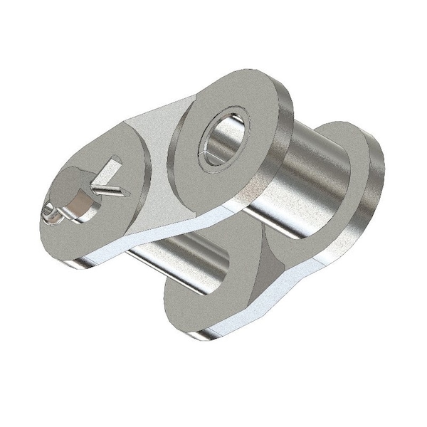 Senqcia Hi-Max Single Strand Cotter Pin Offset Link, 41NP chain, 1/2 P, 0.141 Dia Pin, Steel 41NPHMOL - main