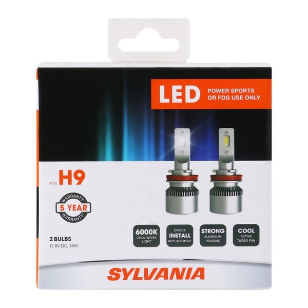 Sylvania Bulbs, 18 W, 12.8 V, LED H9SL.BX2 - main