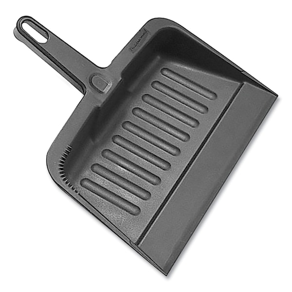 Impact Products Heavy-Duty Plastic Dust Pan, 12 x 12 x 4, Black 700 - main