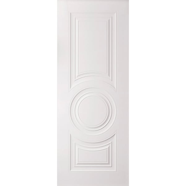 Sartodoors Slab Door Panel 32 x 96 inches, BASIC 9801 White, Bathroom Bedroom Doors BASIC9801S-SKIN-3296 - main