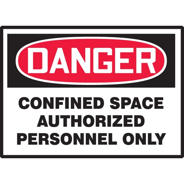 Accuform Danger Safety Label LCSP240XVE - main