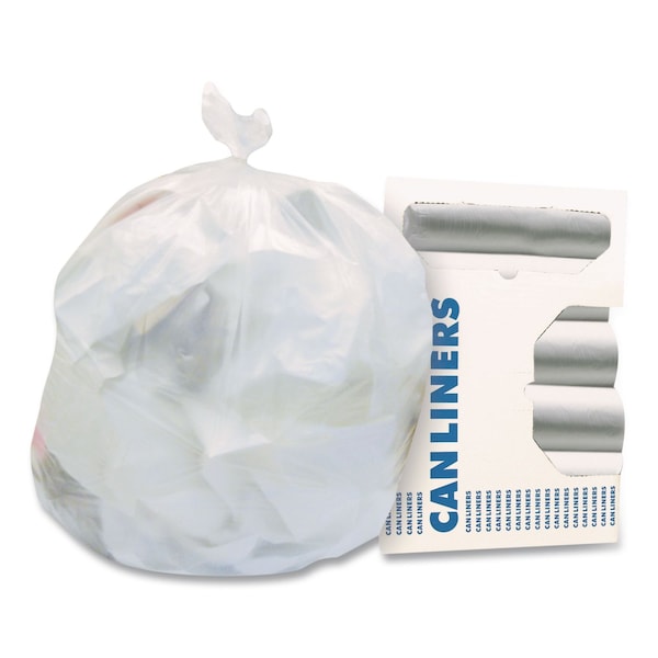 Heritage 30 gal Trash Bags, 30 in x 37 in, Standard-Duty, 8 microns, Natural Z6037LN R01 - main