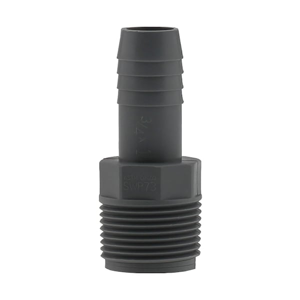 Westlake Pipe & Fittings Boshart Industries 1 in. MPT in. X 3/4 in. D Insert Polypropylene Reducing Male Adapter 1 pk UPPRA-1007 - main