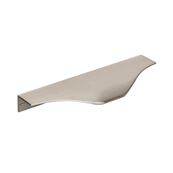 Amerock Aloft 4-9/16 in 116 mm Center-to-Center Satin Nickel Cabinet Edge Pull BP36744G10 - main