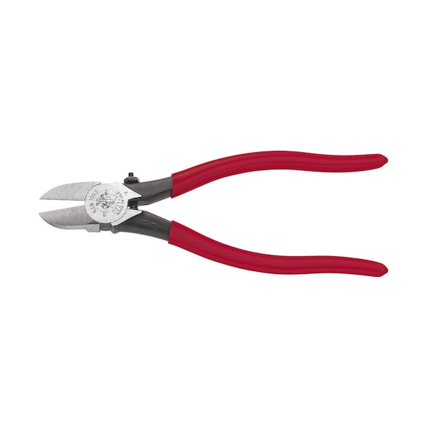 Klein Tools 7 3/4 in Diagonal Cutting Plier Flush Cut Narrow Nose Uninsulated D227-7C - main